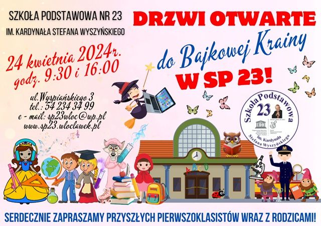 Drzwi Otwarte w Szkole Podstawowej Nr 23