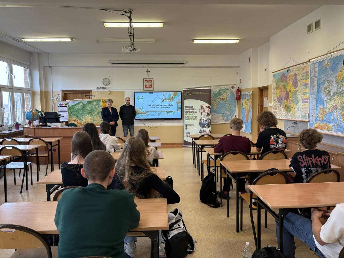 Spotkanie z doradcą zawodowym dla uczniów klas ósmych